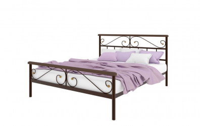 Кровать Эсмеральда плус 1200х1900 Коричневая / plus