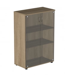 Шкаф для документов с тонированными стеклами Р.Шс-3СТ Крафт золотой