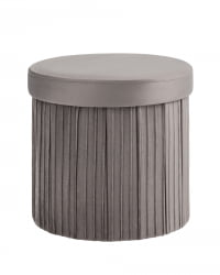 Пуф складной с ящиком Сторе Роунд антрацитовый / Store Round