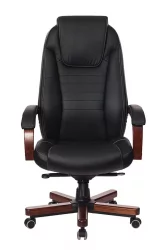 Кресло руководителя Бюрократ Т-9923ВАЛНУТ/БЛАCК / T-9923WALNUT/BLACK