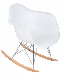 Кресло-качалка ДОБРИН ДЭВ РОCК Белый / DOBRIN DAW ROCK