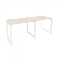 Рабочая станция на О-образном м/к ОНИКС О.МО-РС-2.1.7 Денвер Светлый/Белый / ONIX O.MO-RS-2.1.7