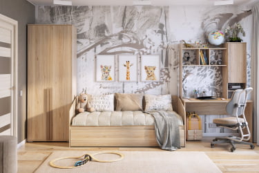 Пуф Рони 2 ПМ-001.2 капучино (велюр) / PM-001.2