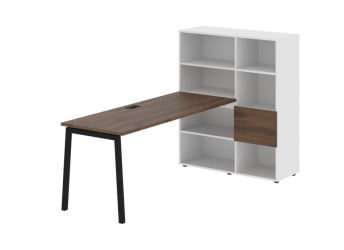 Рабочая станция ЕДИС ЕЛРСТ 1117 Дуб Денвер светлый Белый Белый / EDIS ELRST