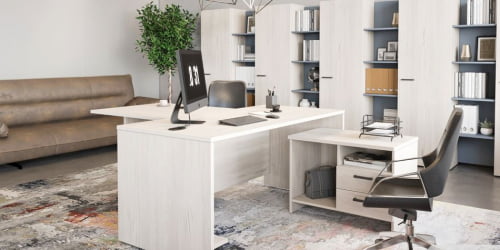 Шкаф для документов высокий ЛЕМО Л-561 Сосна Скандинавия / LEMO L-561