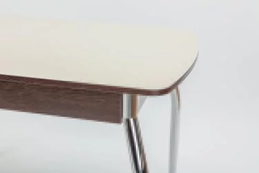 Стол обеденный Чикаго СТ(6191) венге,стекло бежевое