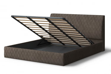Кровать Хилтон, 2000 кс 1200 мм, коричневый / x