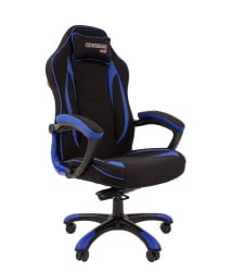 Кресло геймерское CХАИРМАН ГАМЕ 28 Синий-черный / CHAIRMAN GAME
