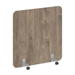 Перегородка на металлических опорах, на роликах Р-лине ДП.Р-120-120 Тиквуд Темный / R-line DP.R-120-120