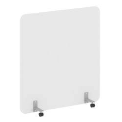 Перегородка на металлических опорах, на роликах Р-лине ДП.Р-140-150 Белый / R-line DP.R-140-150