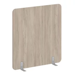 Перегородки на металлических опорах на фетровых подпятниках Р-лине ДП.Ф-140-150 Дуб Аттик / R-line DP.F-140-150