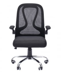 Офисное кресло CХАИРМАН CХ650, ткань/сетка, черный / CHAIRMAN CH650,