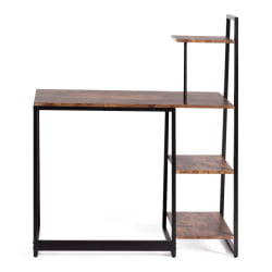 Письменный стол с полками ВД-16 бурнт / WD-16 burnt