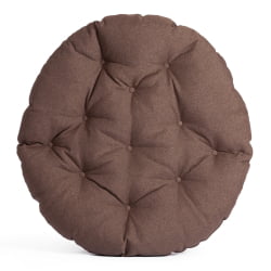 Кресло CЛОУДЕ рогожка/металл, 97х98х90-96см, коричневый, 3М7-147 / CLOUDE