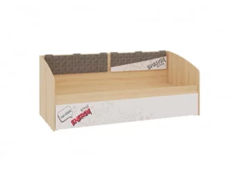 Кровать Энерджи МДЕ-07 Дуб сонома Белый / MDE-07