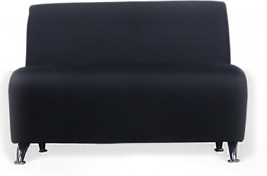 Диван экокожа Интер хром 2х местный Еуролине 912 / Euroline