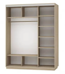 Шкаф-купе Экспресс Медиум-1 1800х2200х Белый снег / 1800х2200h