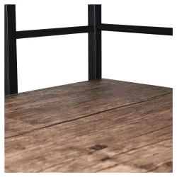 Письменный стол с полками БРАБИКС ЛОФТ CД-005 Мореный дуб / BRABIX LOFT CD-005