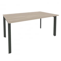 Стол переговорный (1 столешница) ОНИКС О.МП-ПРГ-1.4 Дуб Аттик/Антрацит / ONIX O.MP-PRG-1.4