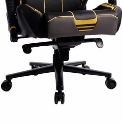 Геймерское кресло БРАБИКС ПРЕМИУМ Танос ГМ-180 черное/желтое / BRABIX PREMIUM Tanos GM-180