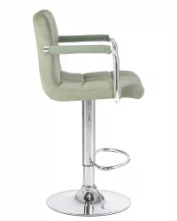 Стул барный ДОБРИН КРУГЕР АРМ Мятный велюр МДЖ9-87 / DOBRIN KRUGER ARM MJ9-87