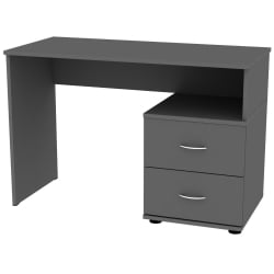 Туалетный столик Алиса(C4)670х1001х459ручкаскоба96мм(Графит) / Алиса(C4)670х1001х459ручкаскоба96мм(Графит)