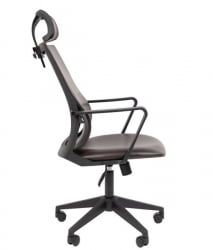 Кресло руководителя Чаирман 545 экокожа Коричневый / Chairman