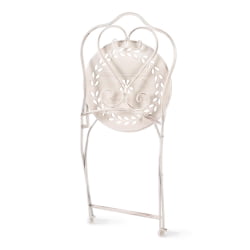 Комплект (стол + 2 стула) Сеcрет де Маисон Моникуе (мод. ПЛ08-6241.6242) металл, стол:62*73, стул: 48*40*93, Античный белый (Антикуе Вхите) / Secret de Maison Monique (mod. PL08-6241.6242) (Antique White)