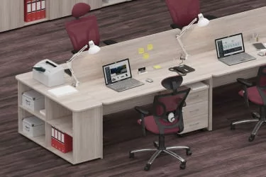 Набор мебели для персонала Глассй №1 / Glassy