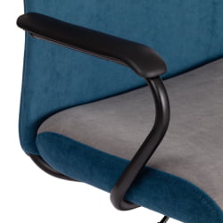 Кресло ФЛЙ флок , серый/синий, 29/32 / FLY