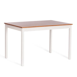 Обеденный комплект Соната (стол + 4 стула) / Соната дининг сет массив сосны, стол: 120х75х73см стул :41х50х95см, антик/белый / Sonata dining set