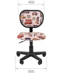 Детское кресло CХАИРМАН КИДС 106 Блаcк Автобус / CHAIRMAN KIDS Black