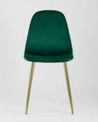 Стул Валенсия велюр золотые ножки Зеленый