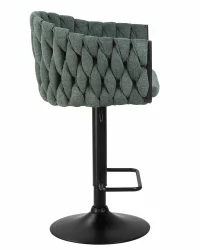 Стул барный ДОБРИН ЛЕОН Зеленая ткань ЛАР 275-23 / DOBRIN LEON LAR