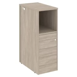 Тумба 5 ящиков ТИП-ОН проходная,  средняя ОНИКС О.Р-ТВ-5ТИП Дуб Аттик / TIP-ON ONIX O.R-TV-5TIP