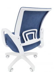 Детское кресло CХАИРМАН ТИН (КИДС) 103 белый пластик БАРНИ (БАРНИ) Морской / CHAIRMAN (KIDS) (BARNI)