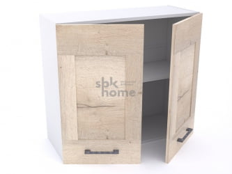 Шкаф ШГ-80, Дублин (800*320*720) Дуб галифакс белый, 21643