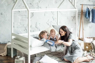 Кровать-домик РооРоом кд-1 Белый / RooRoom