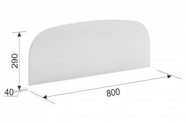 Бортик для деткой кровати КСЙЗ-123 дуб крафт золотой / XYZ-123