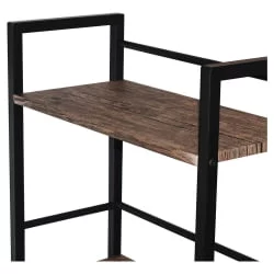 Письменный стол с полками БРАБИКС ЛОФТ CД-005 Мореный дуб / BRABIX LOFT CD-005