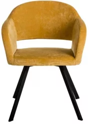 Кресло Оскар Арки микровелюр Желтый / Oscar Arki