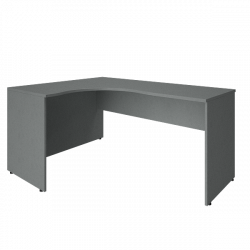 Стол криволинейный левый Рива А.СА-4 Л Серый / Riva