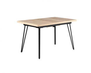 Стол Диего раздвиж. 140-180 Галифакс Натур/Бабочка