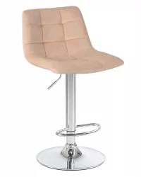 Стул барный ДОБРИН ТАИЛОР Бежевый велюр МДЖ9-10 / DOBRIN TAILOR MJ9-10