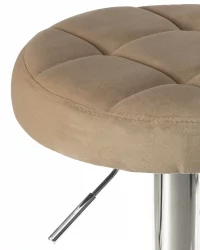 Табурет барный ДОБРИН БРУНО Бежевый велюр МДЖ9-10 / DOBRIN BRUNO MJ9-10