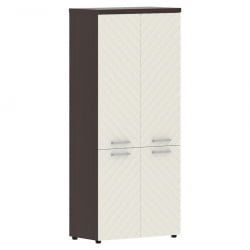 Шкаф с глухими средними и малыми дверьми Торр ЛУКС ТЛХC 85.3 Венге Магия Латте / Torr LUX TLHC