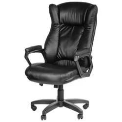 Кресло Адмирал УЛТРА кож.зам. Черный / ULTRA