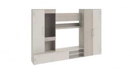 Стенка Мишель Ясень шимо/Бежевый глянец