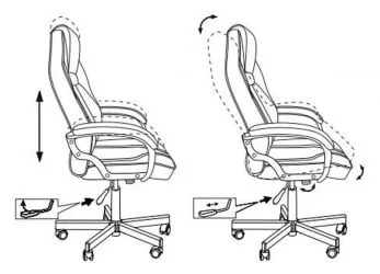 Кресло игровое Бюрократ ВИКИНГ 6 КНИГХТ Черный / VIKING KNIGHT