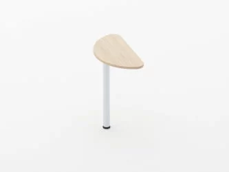 Приставка-полукруг Глассй 2.14 Орех / Glassy